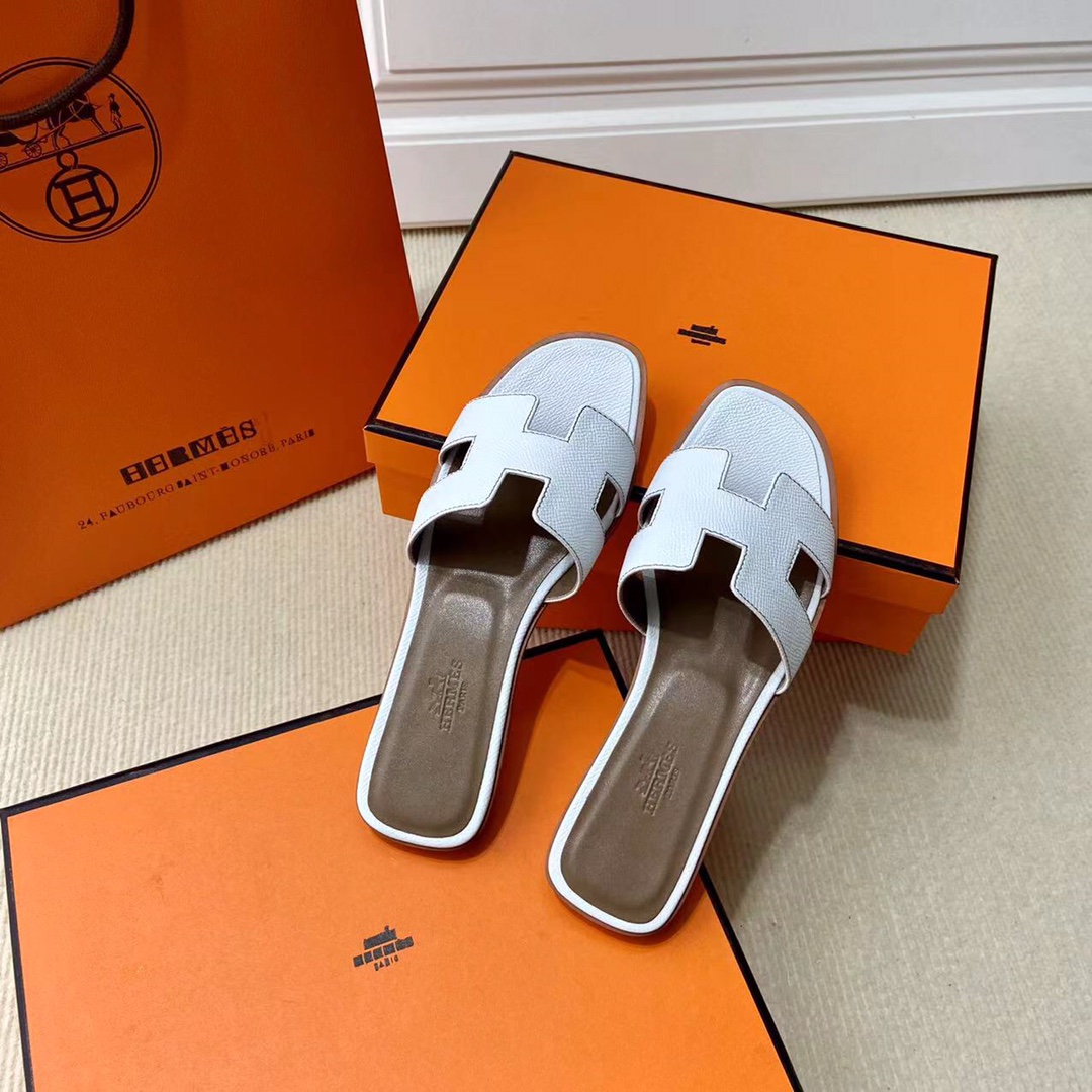 에르메스 올수공 오란 슬리퍼 샌들 앱송 65